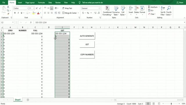 How to Generate Unlimited Mobile Phone Numbers Database in Excel смотреть онлайн