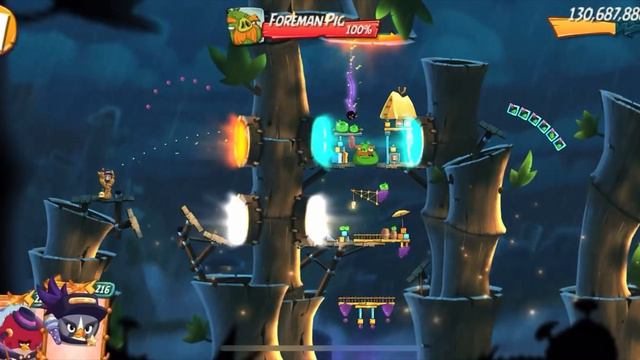 Angry Birds 2 AB2 4-5-6 Daily Challenge DC - 02/19/24 - Level 2433 Boss Solution - Reds Rumble