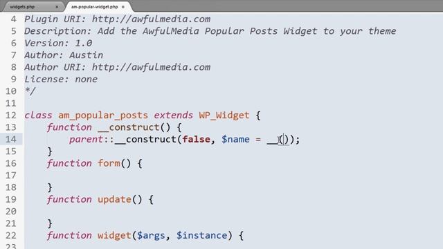 Let's Create a Basic Wordpress Widget - Part 2 смотреть онлайн