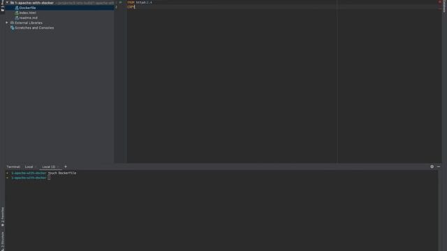Running Apache with Docker смотреть онлайн