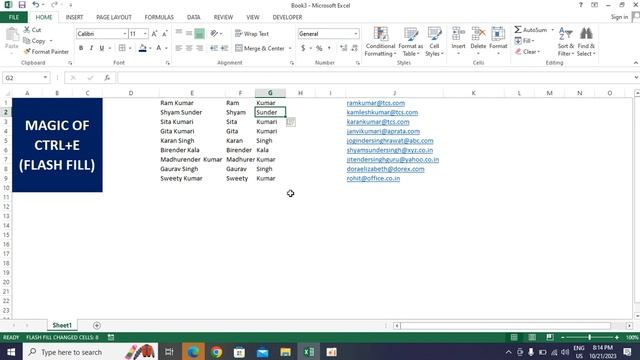 Excel Boss: Flash Fill in Excel смотреть онлайн