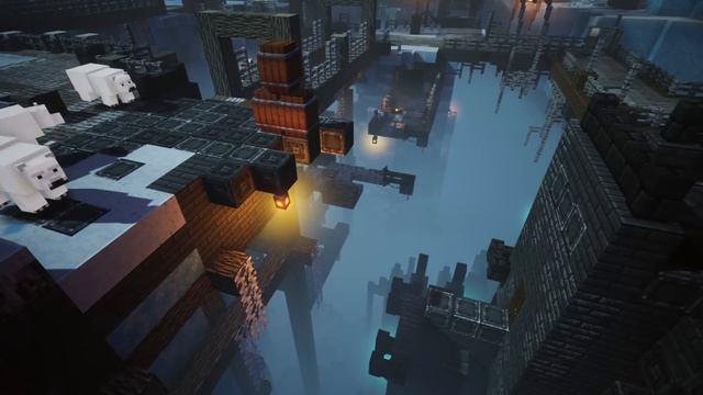 Minecraft Dungeons: Creeping Winter – Official Launch Trailer смотреть онлайн