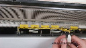 Узор 149,    красивый край,  фестон, связанный на вязальной машине