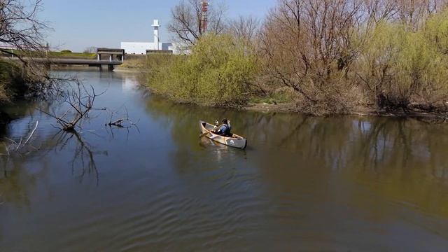 20220314 Aqua Marina Air-C at Edo River Canoeing Drone Footage A смотреть онлайн
