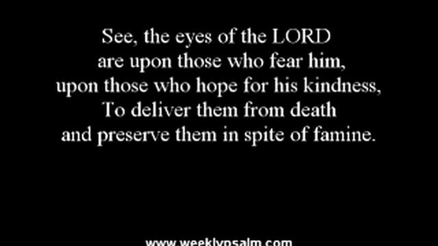 Psalm 33 Blessed the People 1 12 18 19 20 22 смотреть онлайн