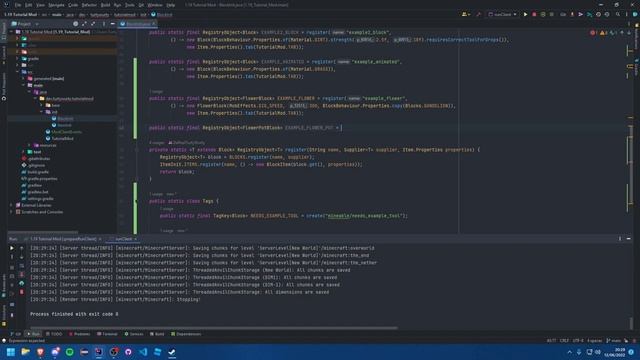 1.19 Minecraft Forge Modding Tutorial - Flowers смотреть онлайн