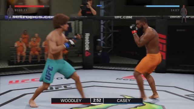 EA SPORTS UFC 2 Прохождение карьеры Tyron Woodley часть 1. смотреть онлайн