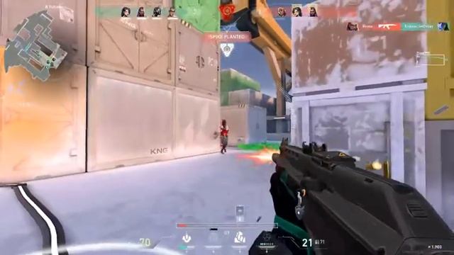 Clutch 1 vs 4 in Icebox || Valorant смотреть онлайн