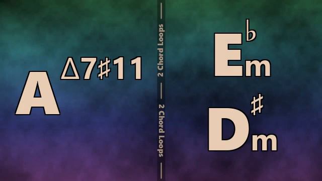 Amaj7#11 to Ebm (D#m) Backing Track смотреть онлайн