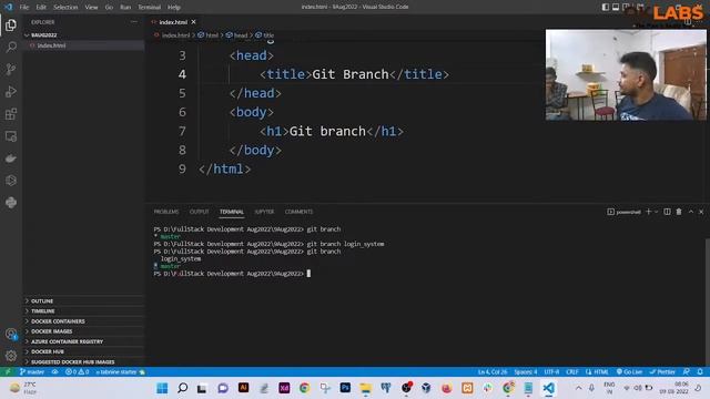 Full Frontend Course - Day 8 - Git Basics - What is git branch and how to create it смотреть онлайн