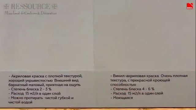Дизайнерская интерьерная краска RESSOURCE смотреть онлайн