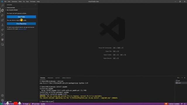 Setup Python, pip, PyGame and VScode to start making games смотреть онлайн