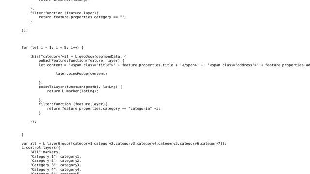 GIS: Custom marker for each category on Leaflet Mapbox смотреть онлайн