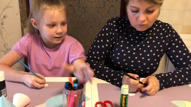 Конструирование с элементами аппликации «Забавные матрёшки» смотреть онлайн