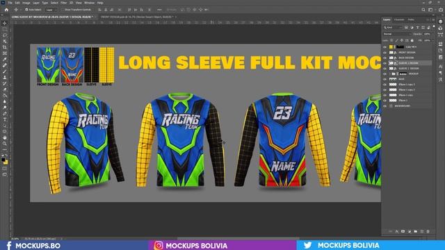 LONG SLEEVE JERSEY FULL KIT MOCKUP 2020 - FREE DOWNLOAD смотреть онлайн