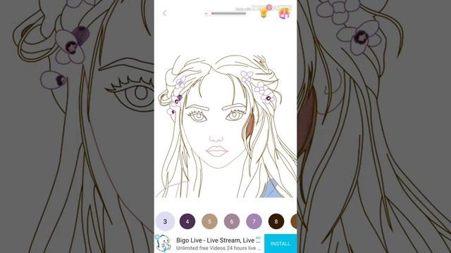 Paint Color app, Paint by numbers, Adult Coloring, stress relieve game, iOS/Android смотреть онлайн