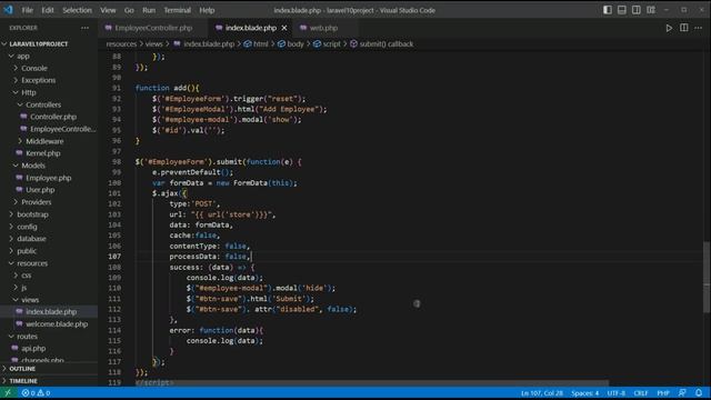 Laravel 10 Ajax DataTables CRUD (Create Read Update and Delete) смотреть онлайн