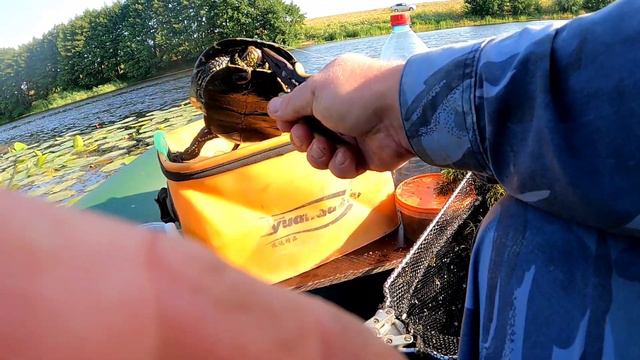 Рыбалка в Соль-Илецке в августе, озеро на границе с Казахстаном смотреть онлайн