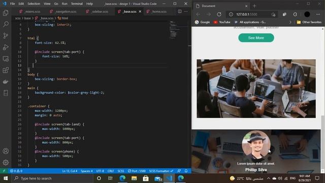 build landing page with html CSS (SASS) and JS смотреть онлайн