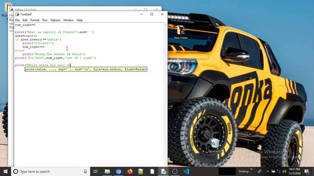Python quiz game смотреть онлайн