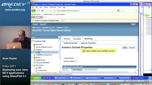 redev Deploying your Java EE 6 applications using GlassFish 3 1 Arun Gupta clip16 смотреть онлайн