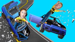 ПОЛИЦЕЙСКАЯ Погоня УПАЛИ в ВОДУ и РАЗБИЛИ Машину! Летсплей от Игорюшины Игруши