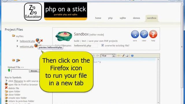 PHP on a Stick - Hello World смотреть онлайн