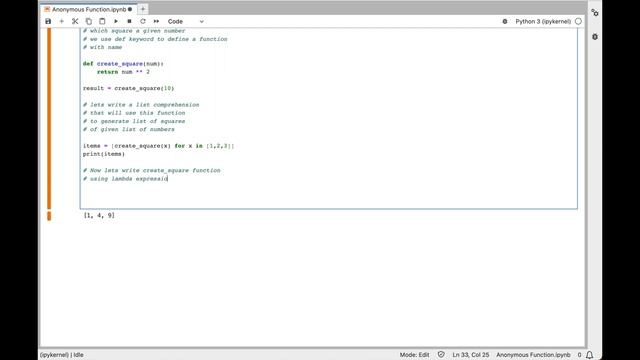 Python Anonymous Function - How-to Write Lambda Expression in Python смотреть онлайн