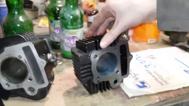 Отличие цилиндров 110-125сс на мопед alpha, vento и т.п. смотреть онлайн