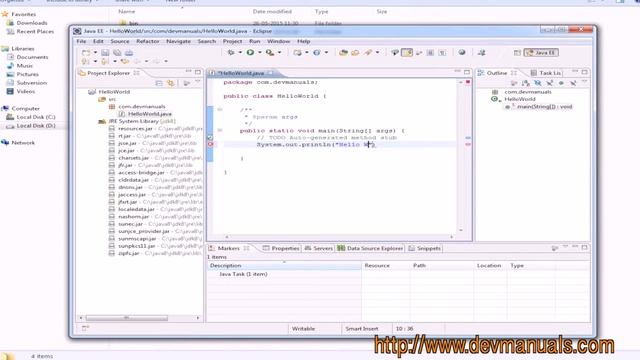 How to run first Java program in Eclipse? смотреть онлайн
