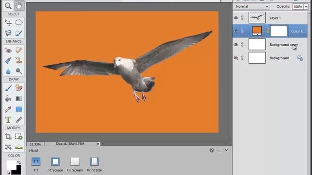 How to Use Layers in Photoshop Elements 12 - Part 3 - Fill Layers and the Color Picker in PSE 12 смотреть онлайн