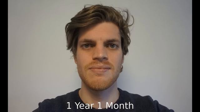 ???Hair Growth Time Lapse 2 Years (24 Months) Men - From Buzz Cut
