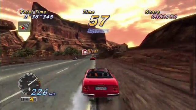 Out Run Online Arcade - PS3 Gameplay смотреть онлайн