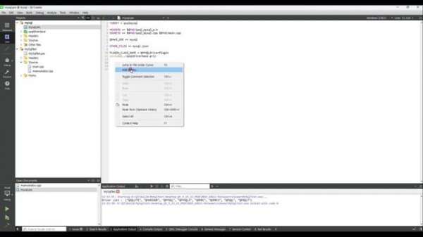 QT : Connecting with MySQL