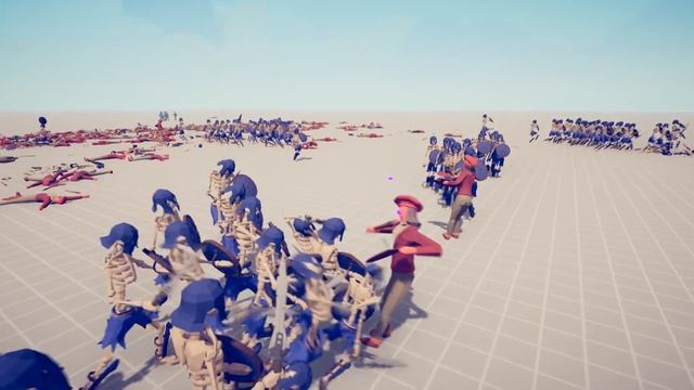[500x BATTLE] PAINTERS vs SKELETONS - Totally Accurate Battle Simulator смотреть онлайн