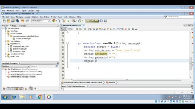 How to send Email when Java Web Application Starts or Shut Down смотреть онлайн
