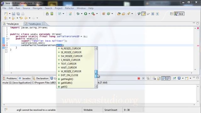 Java Tutorial Tampilan Program Dasar [02] Menampilkan Menu смотреть онлайн