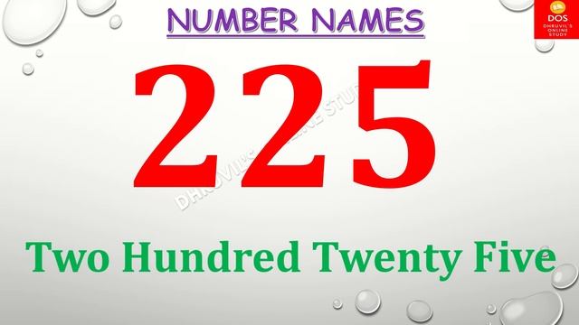 Number Names 201 To 250 | 201 To 250 Number Names | Number Names With Spelling 201 To 250 | смотреть онлайн