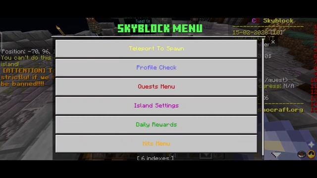 Good News For All Minecraft Players || Cosmocraft Skyblock Back