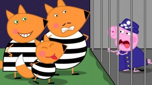 Семейный вор! Пожалуйста, отпустите Peppa? | Свинья Свинья Пеппа