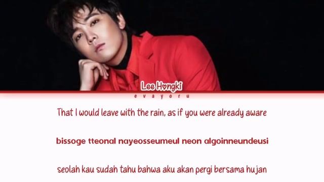 Lee Hongki Western Sky 서쪽하늘 Lyrics Engsub Indosub Original By Lee Seung Chul