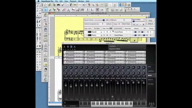 Working with the Aria player and Garritan sounds смотреть онлайн