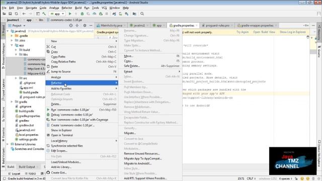 How to add a jar and External Libraries in android studio смотреть онлайн