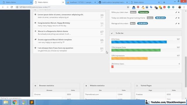 #89 Make E-com in Laravel 5.6 / 5.7 | Work on Admin Panel | View Order Details смотреть онлайн