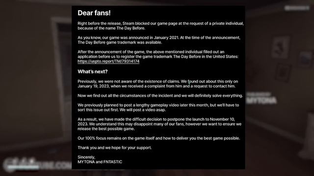 The Day Before™ | UPDATE смотреть онлайн