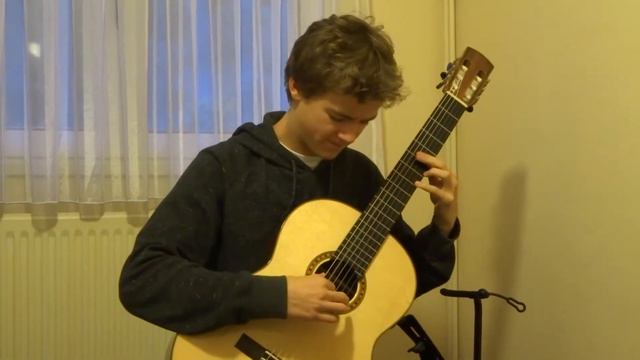 Cadence du concerto pour guitare de Villa-Lobos par Yann Pannecoucke смотреть онлайн