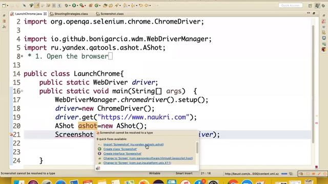 Full Page Screenshot using AShot-Day 34 смотреть онлайн