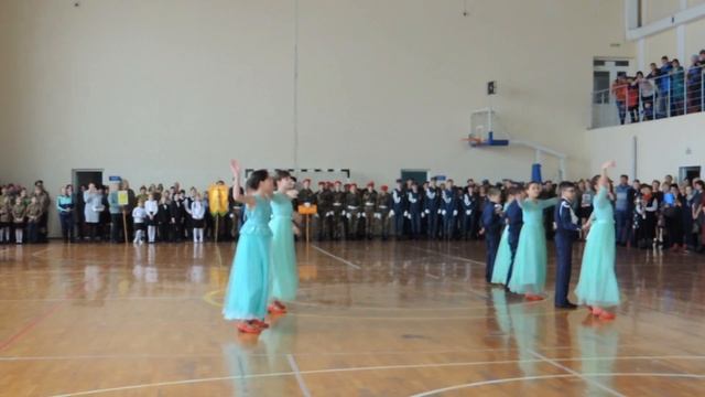 2020г, 23 февраля. танец кадетов Октябрьской школы. Мариинский Посад смотреть онлайн