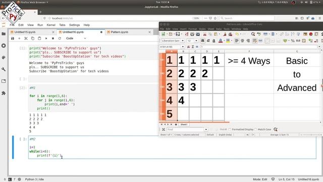 Python Pattern Program - Print Numbers in Triangle Shape | Number Pattern | Python Number Pattern 7 смотреть онлайн