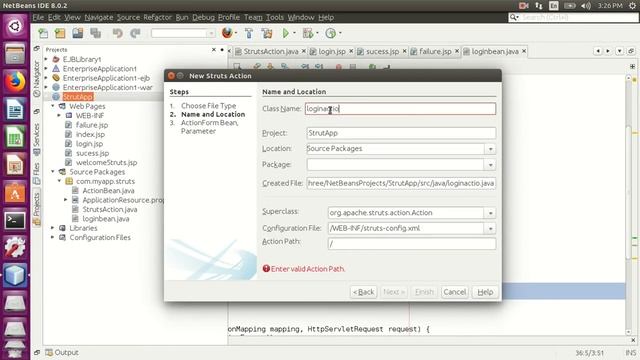 Struts Live application смотреть онлайн